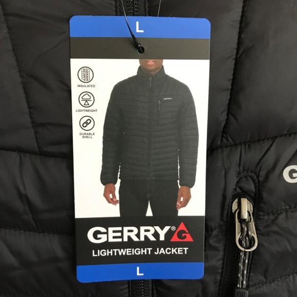COPY - GERRY Lightweight Puffer Jacket NWT Black Men’s Size Large/tag’s removed - Picture 6 of 16